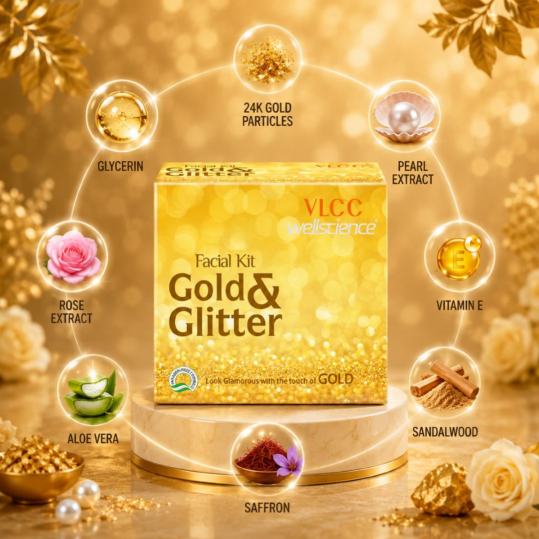 Gold & Glitter Facial Kit